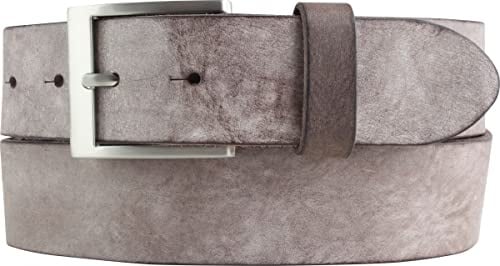 BELTINGER Herren-Gürtel aus weichem Vollrindleder Vintage-Look 4 cm | Jeans-Gürtel für Herren 40mm | Ledergürtel Used-Look