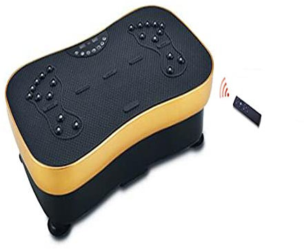 Vibration Power Plates, Vibration Plate Machine With Bluetooth Speaker, 5 Program Modes, Resistance Bands, Vibration Fitness Trainer For Weight Loss & Body Toning, 330lb Max Load.