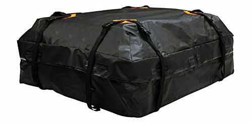 Coffre de Toit Voiture Étanche, MoreChioce 425L Sac de Toit Voiture en Tissu Oxford 420D Porte-Bagages Sac de Rangement Coffre de Toit Souple avec 8 Sangles Robustes pour à Tous Les Véhicules