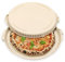 PIZZycle Pizzakarton Mehrweg Pizza Aufbewahrungsbox stapelbar - nachhaltig - wärmeisolierend - Pizzabox passend für Pizza bis 33x33 cm - Pizza Mehrwegverpackung - Pizza Box mit Deckel (Dough)
