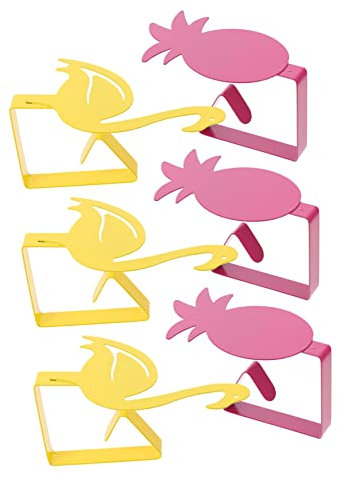 DOITOOL 12st Flamingo-tischdeckenhalter Tischdeckenbeschwerer Aus Metall Tischdeckengewichte Aus Metall Ananas-tischdeckenbeschwerer Flamingo-tischdeckenbeschwerer Eisen Esstisch Vorhang