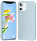 PuyaTeya Liquid Silikon handyhülle für iPhone 11 hülle, Hochwertiges Silikon, Ganzkörperschutz - 4 Schichten stoßfeste Handyhülle, kratzfestes weiches Mikrofaserfutter 6.1 Zoll (Azurblau)