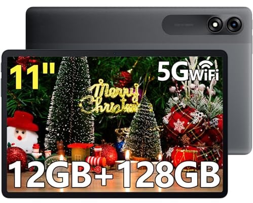 Blackview Android 14 Tablet 11 Zoll,12GB RAM 128GB Speicherplatz(2TB TF),Tab 90 WiFi Großes Display Gaming Tablet Widevide L1,5G WiFi,Octa-core T606, 8200mAh Akku,Dual Kamera 13MP+8MP,GMS,BT 5.0