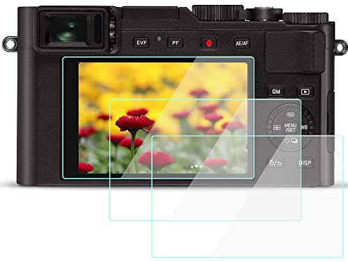 YRTIYO D-Lux 8 Screen Protector Compatible for Leica D-Lux8/ D-Lux7 Camera,9H Tempered Glass Anti-Scrach Ultra-Clear Anti-Bubble (3 Pack)