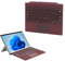 mobee Type Cover for Microsoft Surface Pro 7+/ Pro 7 / Pro 6 / Pro 5 / Pro 4 / Pro 3，7 Colour Backlight Slim Bluetooch Type Keyboard with Multi-Touch Trackpad Tablet Keyboard (Wine)