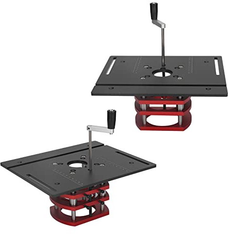 Oberfräsenlift, Manuelles Heben, Oberfräsenlift, Kreg Oberfräsenlift, Oberfräsenplatteneinsatz, Oberfräsenlift, Oberfräsenlifte für Holzbearbeitungssystem-Set, Ober