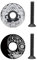 CHENKEE Fahrrad Headset Top Cap, 2 Stück Fahrrad Vorbau Steuersatz Top Cap Legierung Vorbau Ahead Kappe Headset Steuersatz Kappe Abdeckung