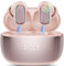 Conyat Bluetooth Kopfhörer, Kopfhörer Kabellos Bluetooth 5.4 In Ear Kopfhörer mit 4 ENC Lärmreduzierung Mic, 40H Kabellose Kopfhörer Tiefer Bass, IP7 Wasserdicht Ohrhörer, LED Anzeige, Roségold