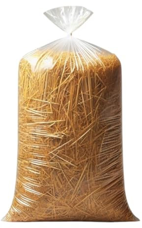 Gerstenstroh 3 kg für Kaninchen, Hühnern, Meerschweinchen, Pferden, aus eigener Produktion, Ernte 2024