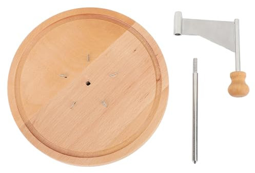 Curador de queso profesional, cortador de flores de queso de acero inoxidable para ruedas de queso duro afeitado de chocolate, mango de madera de haya ergonómico, lavavajillas, 22