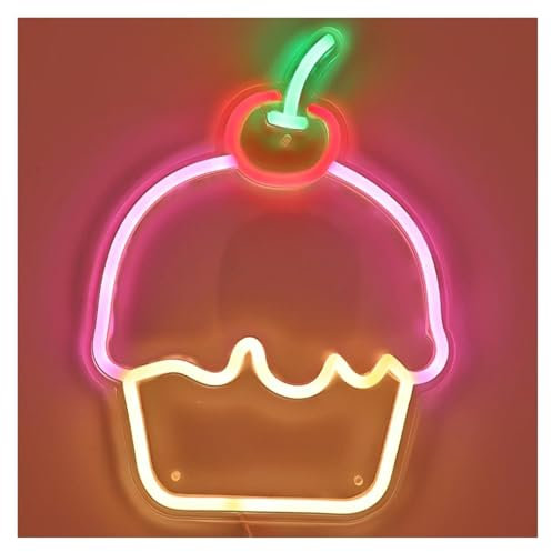 Neon Light Decoration Cute Cupcake for neon Sign for USB Powered Dimmable Wall for neon Light