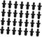 VANZACK 60Pcs Irrigation Tube Stoppers Durable Plastic Garden Irrigation Plugs for Home Gardening Agricultural Production Greenhouse Watering Systems and Raised Beds
