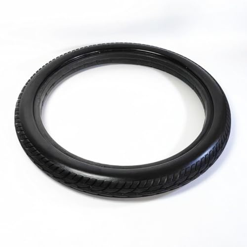 Violiica 40,6 x 4,4 cm Vollgummireifen für Rollstühle und Fahrräder, pannensicher, kein Aufblasen erforderlich, Schwarz oder Weiß