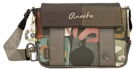 Anekke Bandolera con solapa estampada Amphora