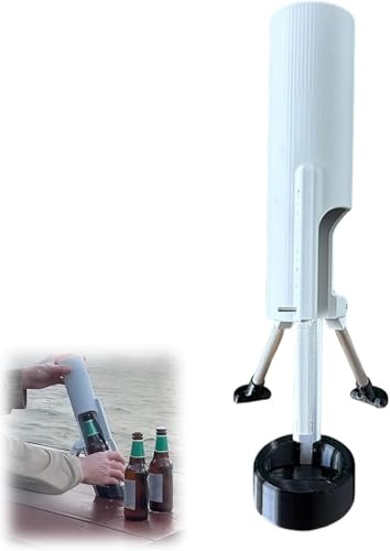 Décapsuleur automatique pour bouteille de bière - Décapsuleur rapide avec lanceur de capsules - Mains libres - Outil de retrait de bouchon pour la maison, le bar, le camping et les fêtes