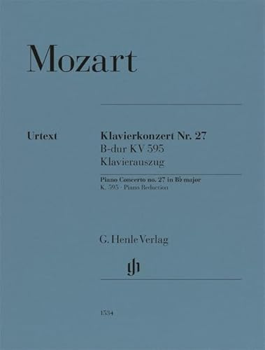 Klavierkonzert Nr. 27 B-dur KV 595; Zwei Klaviere zu vier Händen: Besetzung: Zwei Klaviere zu vier Händen (G. Henle Urtext-Ausgabe)