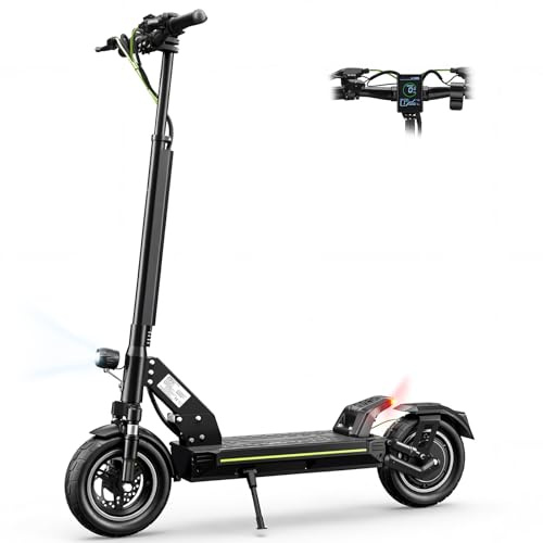 Trottinette Electrique Adulte,500W(pic 1000W) Autonomie 50-55km,Batterie 48V 13AH,Portable,Puissante,Amortisseurs Avant et Arrière,Clignotants,Tout-Terrain,Pliable Trotinette électrique Ultra Legere