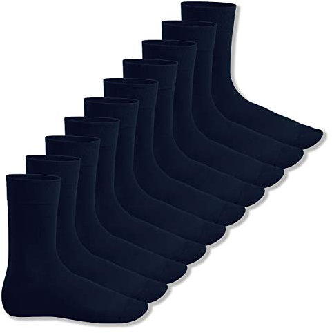 Footstar EVERYDAY! 10 PAAR Damen Herren Socken - Marine 35-38