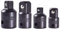 Gasea 4pcs Cr-v Impact Socket Adapter and Reducer Set for Impact Driver Ratchet Docket Extentsion Conversion Tool