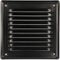 KOTARBAU® Griglia di ventilazione 165 x 165 mm con rete nero aerazione areazione metalica da sovrapporre