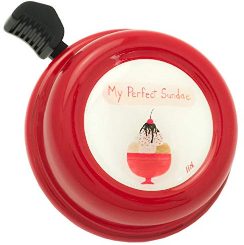 Liix Fahrradklingel Colour Bell, Bowl of Pleasure Rot, LiixBell