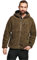 Brandit Teddyfleece Worker Jacket, Uomo, Olive, S