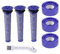 Filtro per Dyson V8，Filtro di Ricambi per Dyson V8 V7，HEPA Post Filtro e Pre Filtri di Ricambio per Dyson V7V8 Animal Absolute Cordless Ricambio Parte # DY-965661-01, DY-967478-01 (confezione da 3)