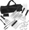 BBQ Griddle Accessories,HOMGEN Popular 16pcs BBQ Griddle Accessory BBQ Accessories Kit Stainless Steel Barbecue Outdoor Grill Accessories Camping Kitchen BBQ Utensils Set for Kitchen and Outdoor