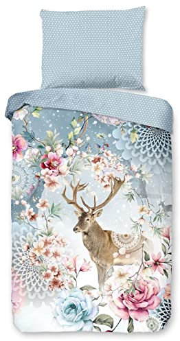 HIP bettbezug Desna 140 x 220 cm Flanell blau