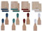 Gef-roy Set d'accessoires pour raclette - 8 spatules en bois + 8 planchettes en bois MEN391