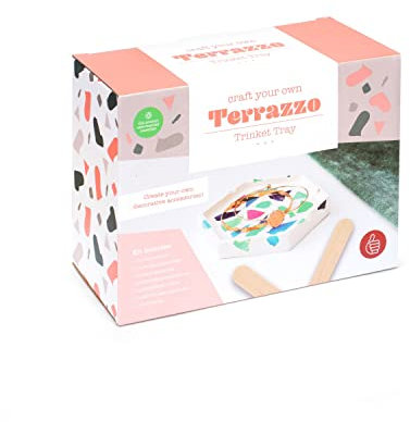 Thumbs Up Plateau à Bijoux en terrazzo DIY - Plateau à bibelots