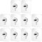 10pcs Self-Adhesive Hanging Nails，Punch- Wall- Mounted Screw Hook, Seamless Transparent No Nails Hooks for Bathroom Kitchen, Load- Bearing up to 5kg