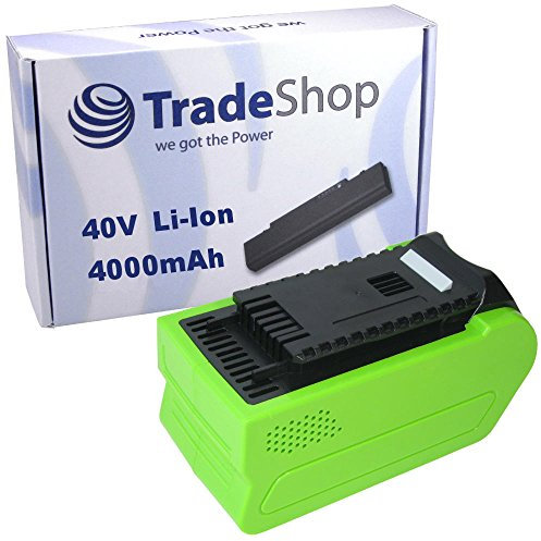 Trade-Shop Li-Ion Akku 40V / 4000mAh für 40V Werkzeuge Gartengeräte ersetzt Cramer 40V110 40V220, Powerworks 40V-Serie 2900113