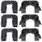 WANGCL 2Set Hutablage Halterung Halteclip Gepäckträger Ford Fiesta Zubehör für Ford Focus Hutablage 1539663