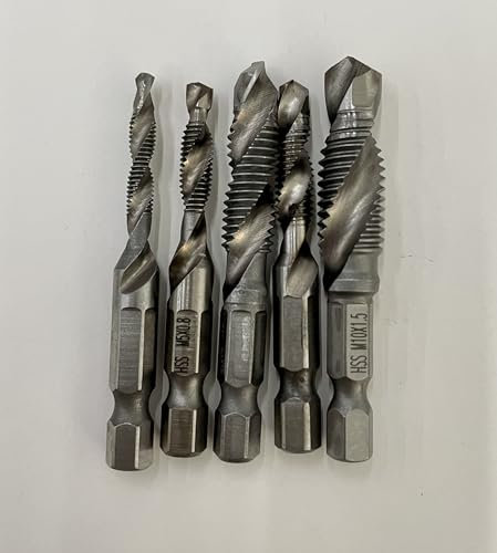 TJPoto Juego de 5 brocas de impacto Shockwave 48-89-4875, pieza de repuesto para Milwaukee