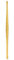 Bargain House - Thin Rolling Pin - Gujarati Strong Wooden Valna, Indian Tapered Belan - Dough Roller - Suitable for Rolling Out Roti Chapatti Paratha, Pizza Base, Bread - Ultimate Kitchen Equipment