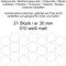 Aufkleber Etiketten Klebepunkte aus Folie 21 Stück weiß matt rund 30 mm selbstklebend farbig wetterfest Decal Markierungen Organisieren DIY basteln verzieren Modellbau Scrapbooking