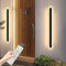 Mikeru Moderne Wandleuchte Aussen, 48w Dimmbare Terassenbeleuchtungen Aussen Mit Fernsteuerung, Ip65 Wasserdicht Innen Außenlampe, 10-100% Helligkeitseinstellung Für Innenhof, Garage, 120cm