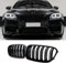 Hengjiayao F10 F11 Kidney Black Front Kidney F10 Radiator Grille for BMW 5 Series F10 F11 M5 2010-2017 F10 Grill Black Glossy Double Slats Grill Front Double Ribs Grill Left Right