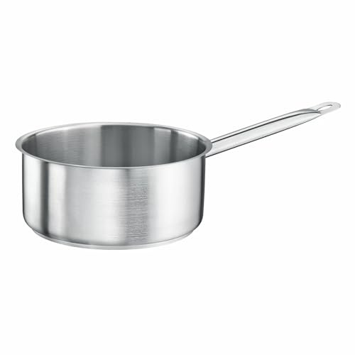 Casserole TOMGAST diamètre : 28 cm, hauteur : 12,5 cm, capacité : 7 l Acier inoxydable 18/10 | Épaisseur de paroi 1 mm à 1,2 mm | Piètement en acier aluminium incrusté | induction