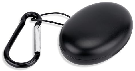 Ear Plug Carrying Cases, Potable Storage Earplug Box with Travel Keychain Ear Plug Organizer Earbud Case Small Storage Earphone Case for Travel (Oval)