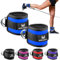 MERCURYAL Pack 2 Fitness fußschlaufen kabelzug - Kickbacks fußschlaufe - fussschlaufen Kabelzug - Ankle Straps Gym - Fitness Accessories - Fußmanschetten kabelzug für Männer und Frauen (Blau)