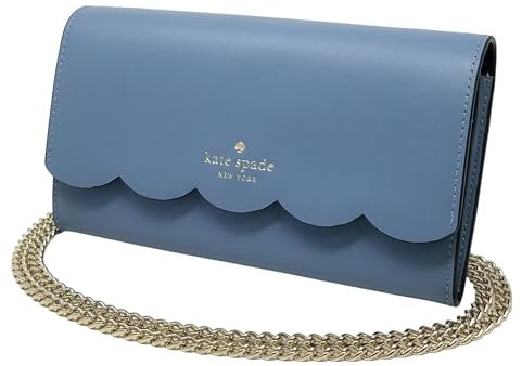 Kate Spade New York Kate Spade Gemma Geldbörse an einer Kette Crossbody Handtasche, Poliertes Blau