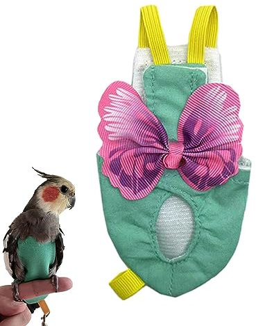 Vogelwindel – Windel-Flug-Suite für Vögel weich und modisch | Taubenhose für kleine mittelgroße Vögel Wellensittiche Papageien Nymphensittiche Vogel Windeln für Papageien Soydan