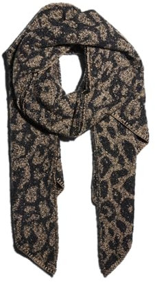 PIECES Damen Pcpyron Long Animal Scarf Noos Bc Schal 17151097,Tigers Eye/Aop:leo,Einheitsgröße