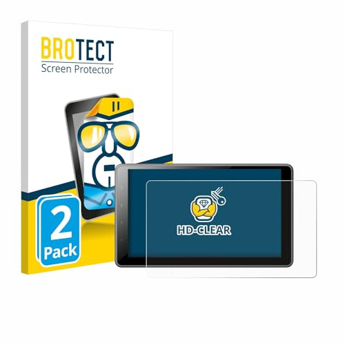 BROTECT Schutzfolie für Pioneer SPH-EVO950DAB | 2 Stück Transparenter Displayschutz Made in Germany Klare Displayschutz-Folie Clear Einfache Montage Case-Friendly