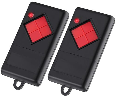 pepape 2 Stück Garagentor Handsender für Dickert MAHS40-01, MAHS40-04, AHS40-02, AHS40-03, AHS40-04, Kompatibel mit Dickert 40,685MHz Dip-Schalter Garagenfernbedienung