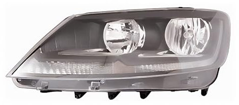 Ras Ricambi Auto Store Scheinwerfer rechts mit Motor kompatibel mit Seat Alhambra ab 09-2010, Lampen H7 und H15 erforderlich - Hohe Qualität