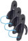 Lifeventure Portable Travel Door Lock for Use When Travelling in Hotels, Hostels, Schools, Dormitories, Grey (Pack of 3)