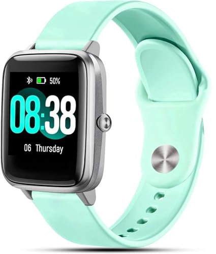 VELULYX Cinturino silicone per Smartwatch Veryfitpro ID205L, cinturino sportivo 19 mm per GRV FC1, IDW15, ID205L, ID205S, ID205G, ID215G, ID216, SW020, SW021, SW023, YM021, YM023, Uwatch3 Ufit GT